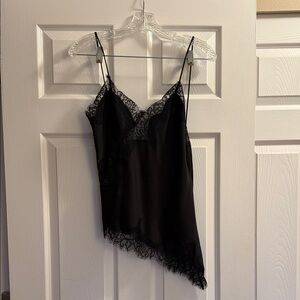 Zara Black Lace Camisole Top XS